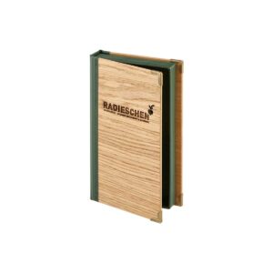 Rechnungsmappe Bill Box aus Holz in Eiche Natur