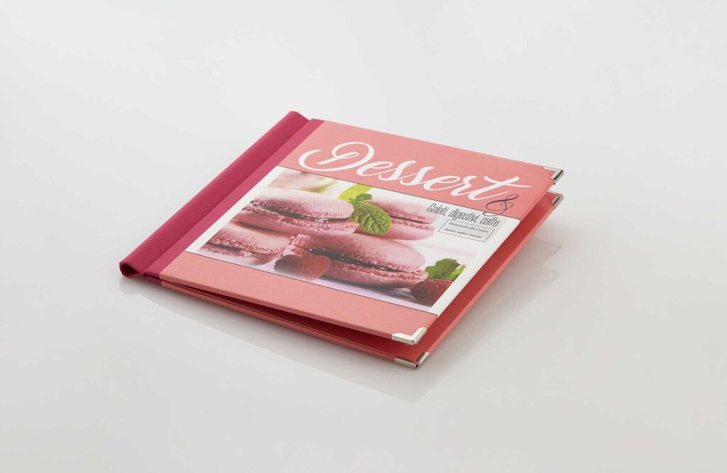 Gastrotopcard Speisekarten Quickfix Print in pink