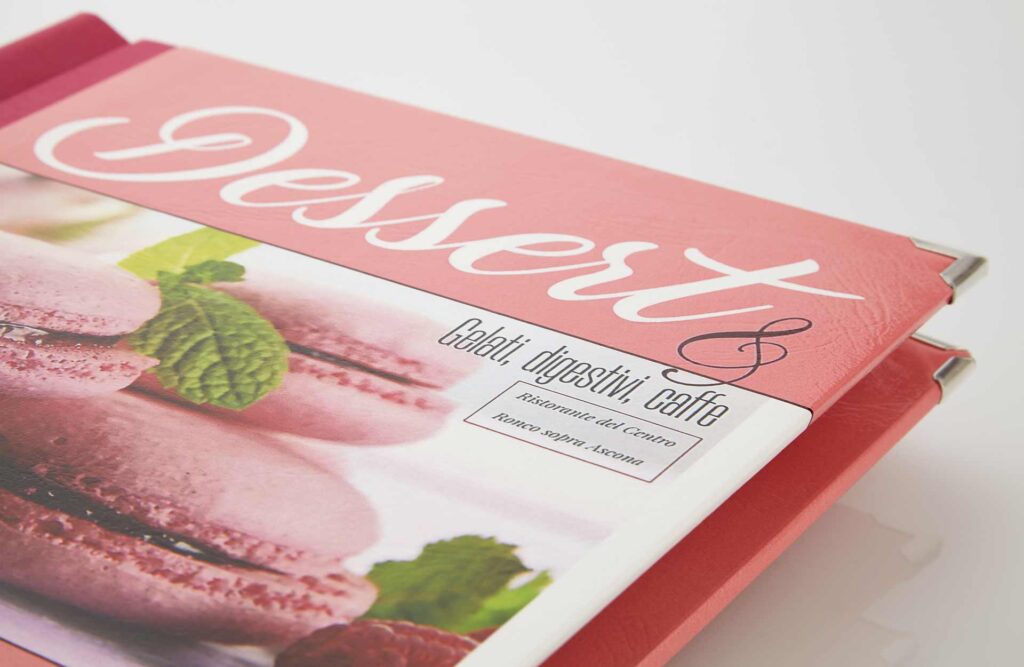 Gastrotopcard Speisekarten Quickfix Print in pink